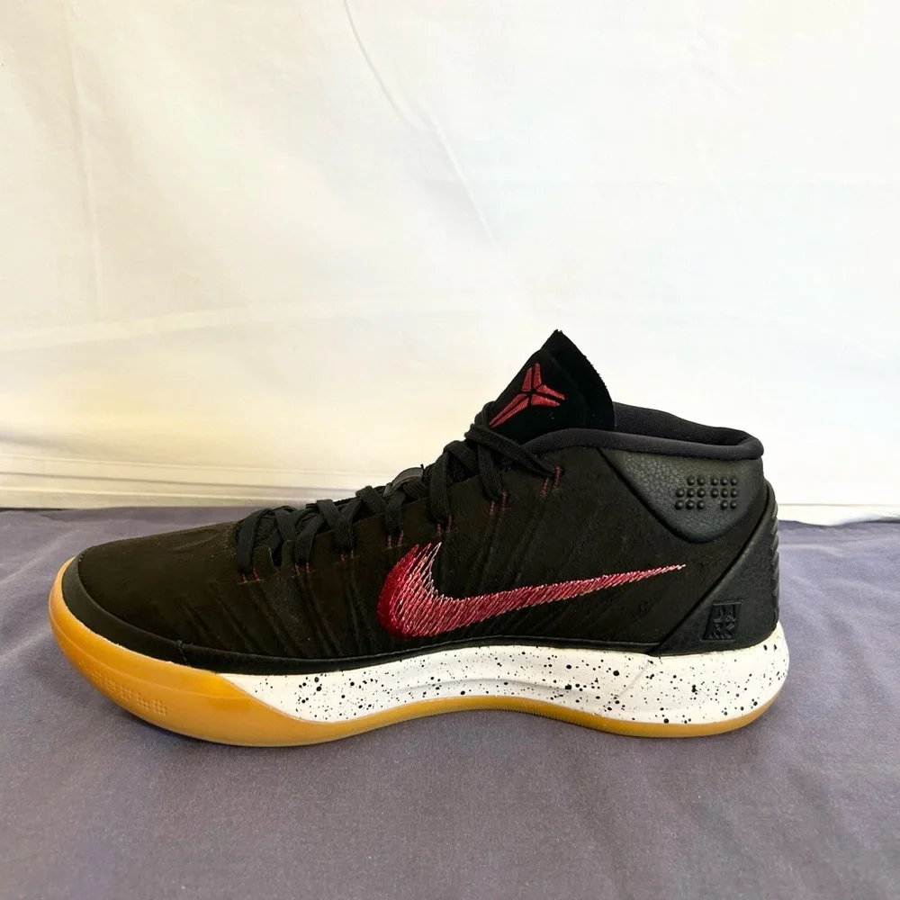 Nike Kobe A.D. Mid Black Gum size 8.5 BRAND NEW MEN’S BASKETBALL SHOES - Picture 4 of 9